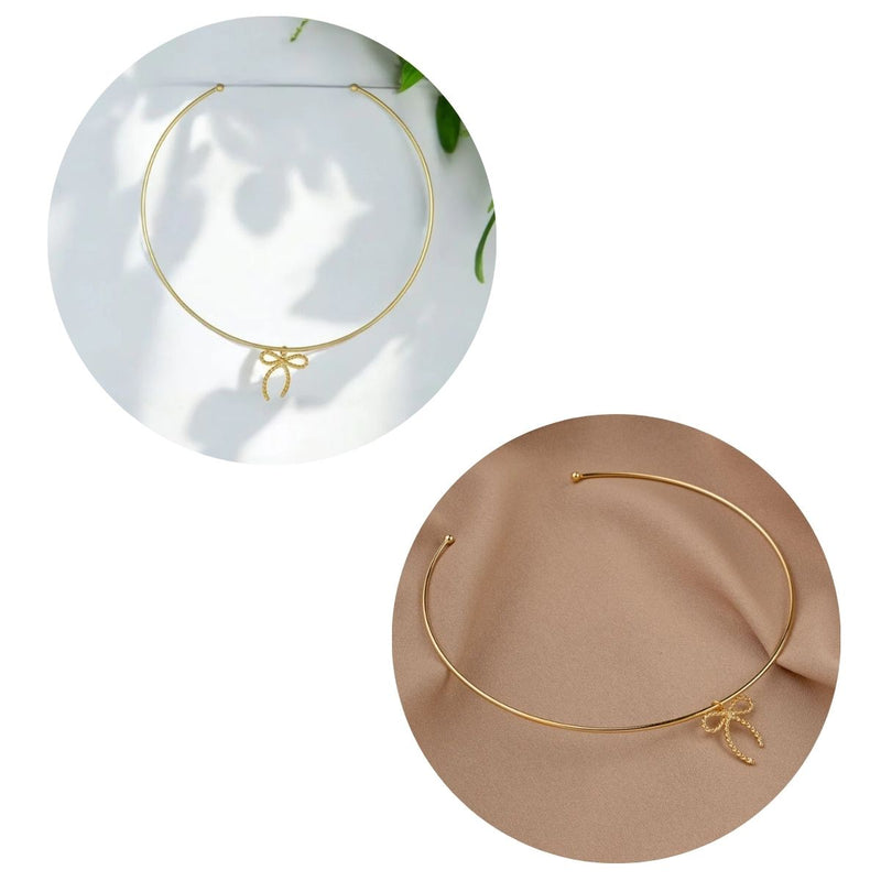 Colar Aro Laço Torcido | Banhado em Ouro 18k