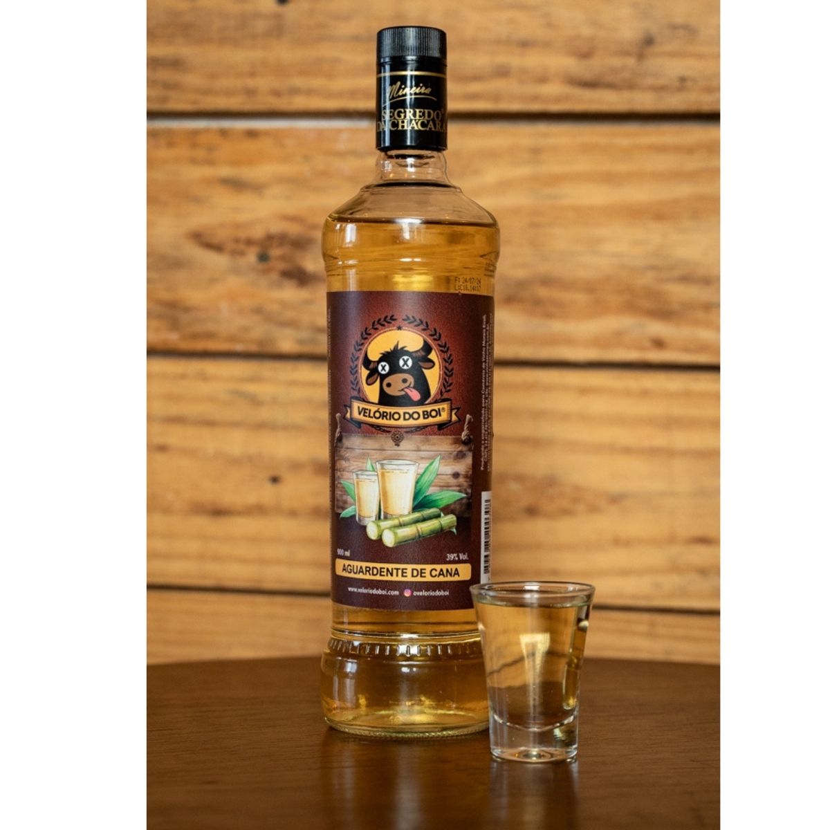 Kit Dorna para Cachaça 3L + 3x Cachaça Mineira de Cana 900ml | Velório do Boi