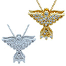 Pingente Espírito Santo Micro Zircônia | Banhado a Ouro