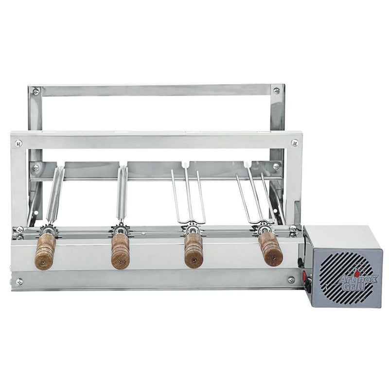 Churrasqueira Gira Grill The Grill 4 Espetos Cabo Madeira | Artinox