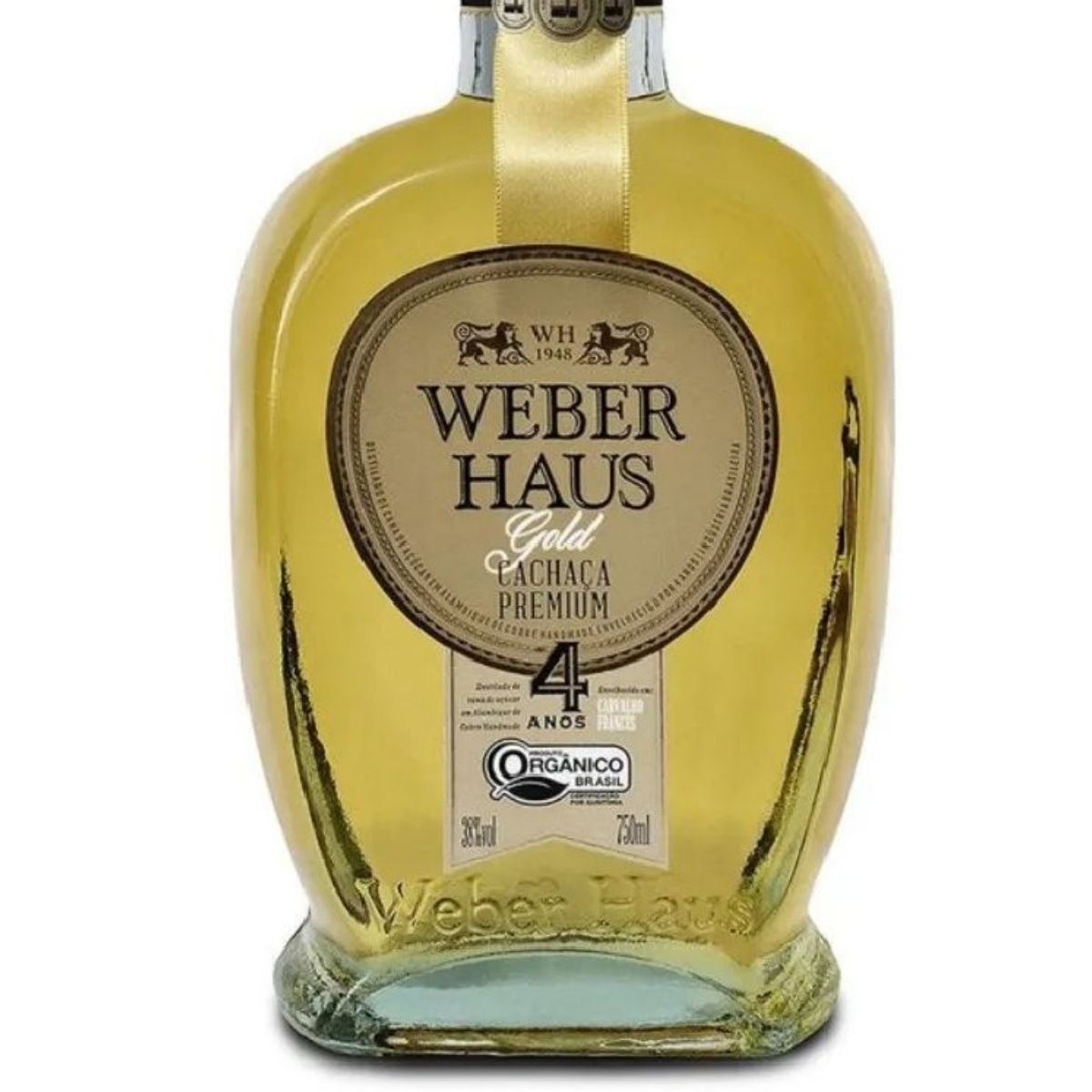 Cachaça Extra Premium Weber Haus Gold 4 Anos | H.Heber Destilaria