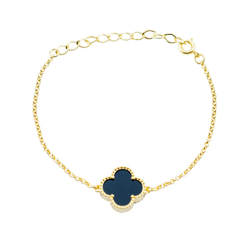 Pulseira Trevo | Banhada em Ouro 18k
