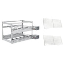 Churrasqueira Gira Grill 3 Andares 11 Espetos Inox + 2 Modulares | Artinox