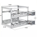 Churrasqueira Gira Grill Inox 3 Andares 2 Motores 9 Espetos | Artinox