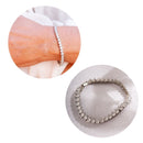 Pulseira Riviera Cristais Branco | Banhado em Ródio Branco