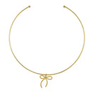 Colar Aro Laço Torcido | Banhado em Ouro 18k