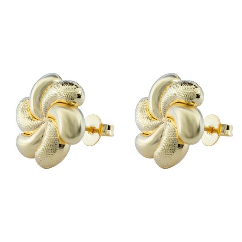 Brinco com Designer Catavento | Banhado em Ouro 18k