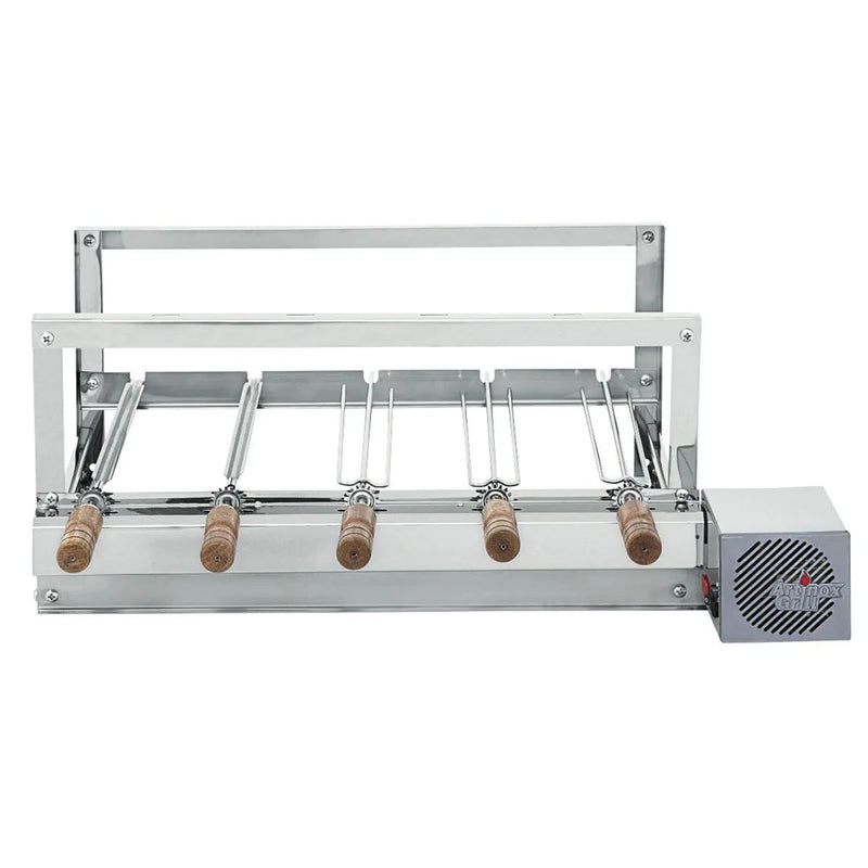 Churrasqueira Gira Grill 5 Espetos Cabo Madeira | Artinox