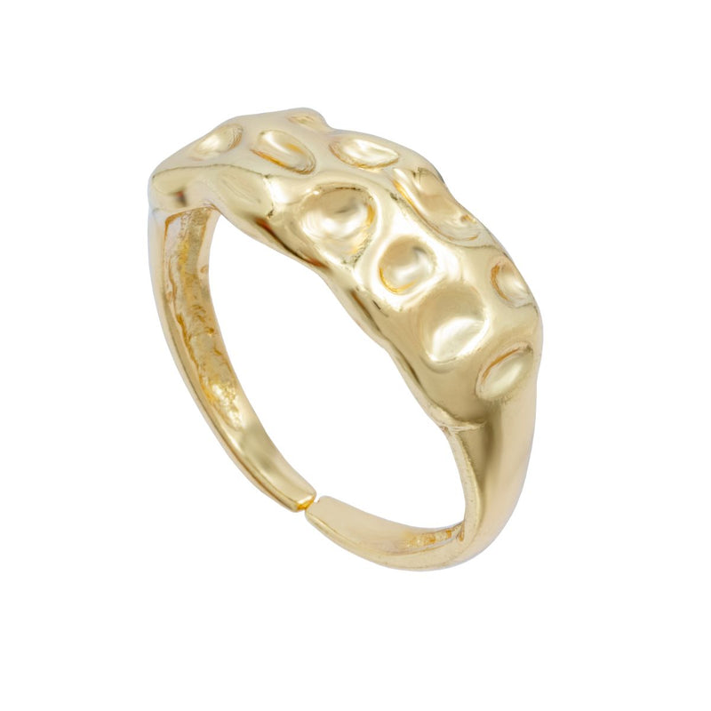 Anel Orgânico | Banhado em Ouro 18k